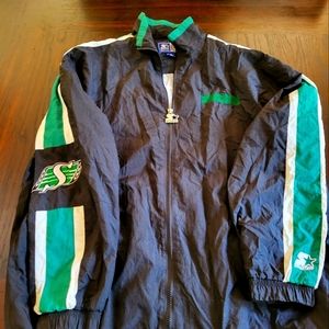 Vintage Saskatchewan Roughrider windbreaker